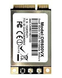 DR 600VX QCA9880 Reference XB140 design miniPCIe Dual Band module, 802.11ac, 2,4/5GHz, 2x2 MIMO, 3,3V, 2*ufl, Wallys