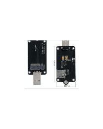Wodaplug M.2 (NGFF ) to USB 2.0 Computer Adapter with SIM Card Slot for WWAN/LTE/4G Module