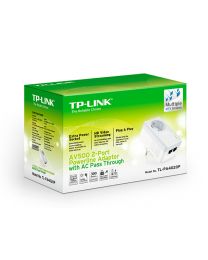 TP-LINK TL-PA4010P kit AV500 2*PowerLine Ethenrnet Adapters with AC Pass Through,500Mb/s